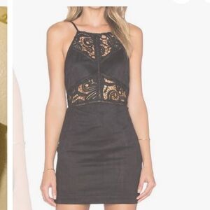 JOA faux suede mini dress size small EUC